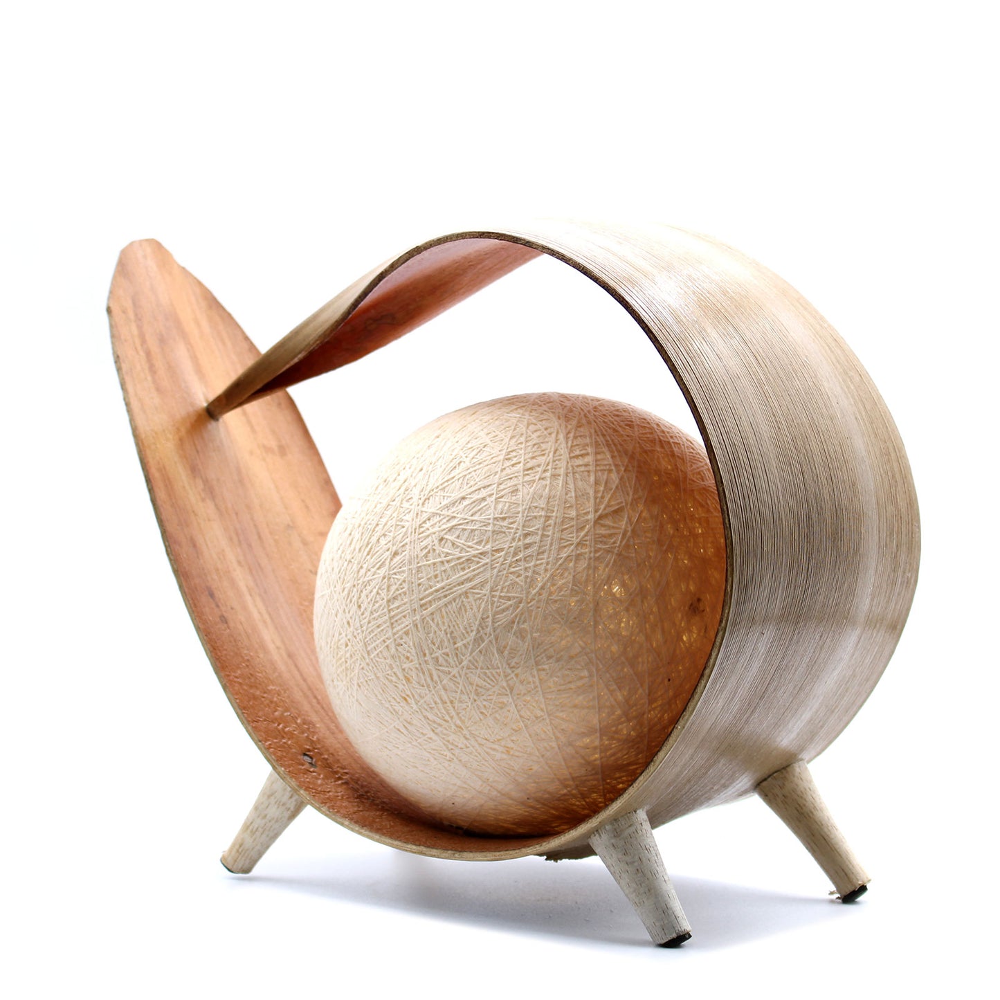 Natural Coconut Lamp UK Plug - Natural Loop