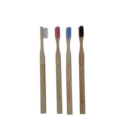 Bamboo Toothbrush with Interchangeable Heads - Eco-Friendly Oral Care